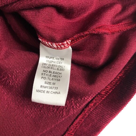 Umgee Skirt Womens Medium Burgundy Corduroy Velvet Mini Snap Front Pockets - Picture 8 of 13